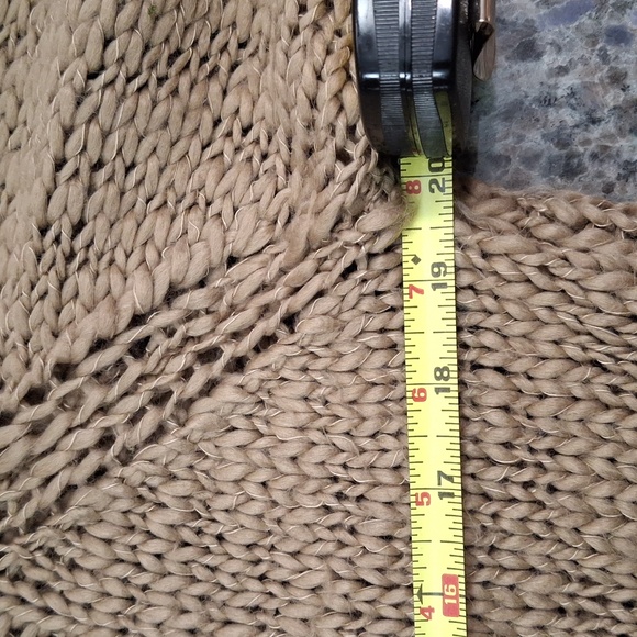 "CHELSEA AND VIOLET" SZ. L., Brown acrylic, button down cardigan. - Picture 9 of 16